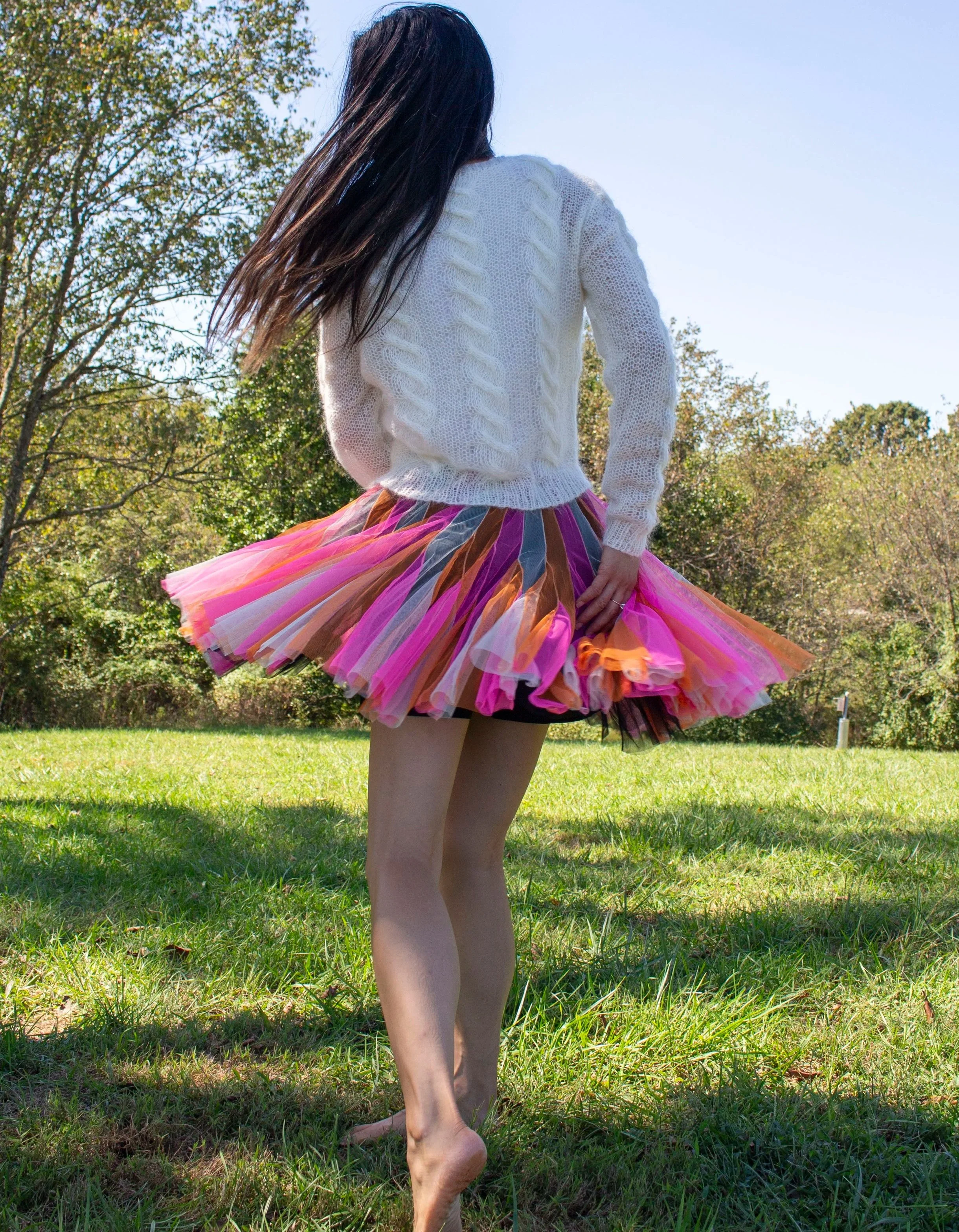Red Poppy Tulle Skirt — Wiki Wang Fashion Apparel